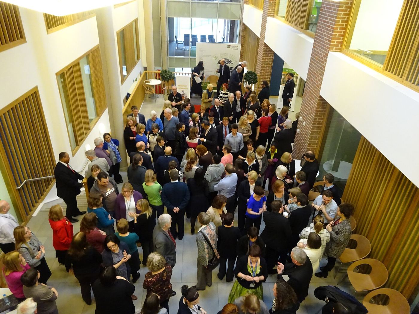 Community gathering on campus